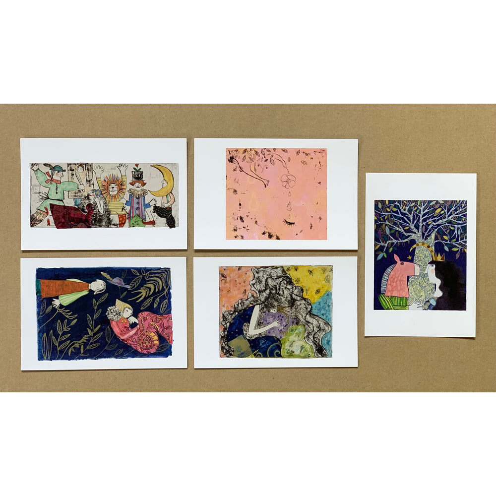 蟹江杏 ‐ ポストカード「夏の夜の夢」シリーズ（５枚セット）